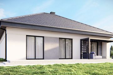  Projekt domu uA273 (WCB1356) - projekt domu parterowego - Zdjęcie 4