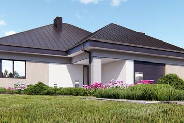  Projekt domu uA291 (WCB1357) - projekt domu parterowego z poddaszem - Zdjęcie 4