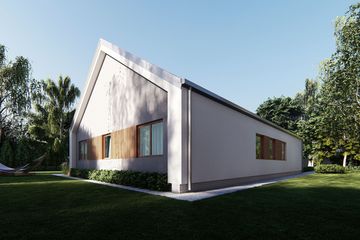  Projekt domu uA295 (WCB1358) - projekt domu parterowego - Zdjęcie 5