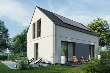  Projekt domu Riki 70 modern (WRD3054) - projekt domu parterowego z poddaszem - Zdjęcie 2