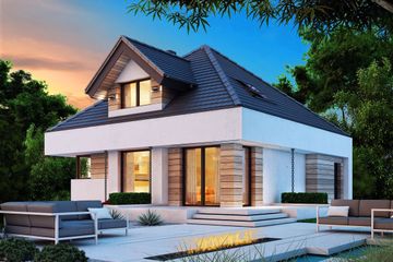  Projekt domu Mini Opałek X (BSB1151) - projekt domu parterowego z poddaszem - Zdjęcie 4