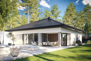  Projekt domu HomeKoncept 97 G2 Ytong (KRX1191) - projekt domu parterowego - Zdjęcie 1