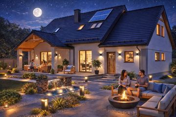  Projekt domu BW-36 wariant 17 z garażem (JGC1247) - projekt domu parterowego z poddaszem - Zdjęcie 4