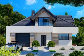  Projekt domu MINI Alicja X (BSB1152) - projekt domu parterowego z poddaszem - Zdjęcie 3