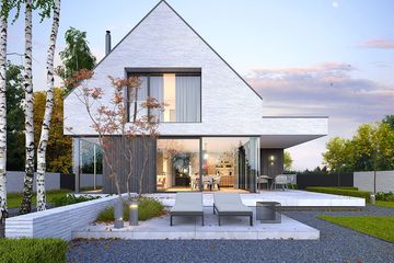  Projekt domu Modelowy 1 (WAW1155) - projekt domu parterowego z poddaszem - Zdjęcie 3