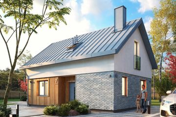  Projekt domu Alikante (BSA2318) - projekt domu parterowego z poddaszem - Zdjęcie 1