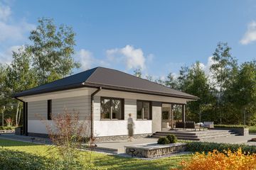  Projekt domu Felek Mini (1785) (KRD2909) - projekt domu parterowego - Zdjęcie 3