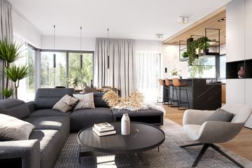  Projekt domu Hiacynt 7 (WAH2114) - projekt domu parterowego z poddaszem - Zdjęcie 7