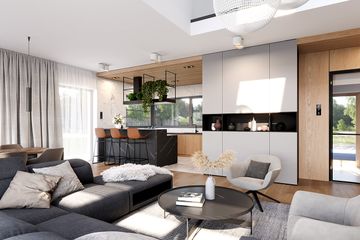  Projekt domu Hiacynt 7 (WAH2114) - projekt domu parterowego z poddaszem - Zdjęcie 8