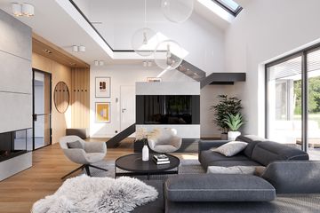  Projekt domu Hiacynt 7 B (WAH2115) - projekt domu parterowego z poddaszem - Zdjęcie 6