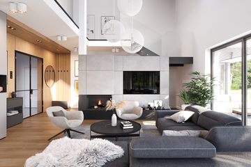  Projekt domu Hiacynt 8 (WAH2118) - projekt domu parterowego z poddaszem - Zdjęcie 9