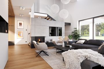  Projekt domu Hiacynt 8 (WAH2118) - projekt domu parterowego z poddaszem - Zdjęcie 10