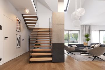  Projekt domu Hiacynt 8 (WAH2118) - projekt domu parterowego z poddaszem - Zdjęcie 12