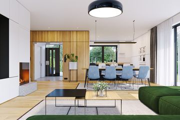  Projekt domu Willa Floryda 6 (WAH2111) - projekt domu z pełnym piętrem - Zdjęcie 8