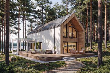  Projekt domu Stodoła (GDE1031) - projekt domu parterowego z poddaszem - Zdjęcie 5