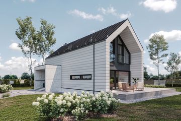  Projekt domu Stodoła (GDE1031) - projekt domu parterowego z poddaszem - Zdjęcie 3