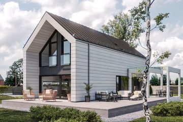  Projekt domu Stodoła (GDE1031) - projekt domu parterowego z poddaszem - Zdjęcie 1