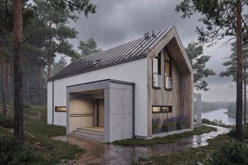  Projekt domu Stodoła (GDE1031) - projekt domu parterowego z poddaszem - Zdjęcie 6