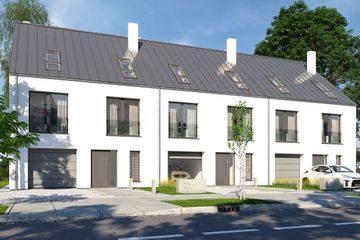  Projekt domu Fast szeregówka (WRR1128) - projekt domu z pełnym piętrem - Zdjęcie 1