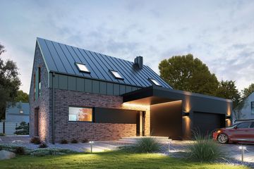  Projekt domu Nemini 3 (BSE1218) - projekt domu parterowego z poddaszem - Zdjęcie 1