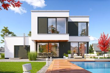  Projekt domu Qubik (WAH2112) - projekt domu z pełnym piętrem - Zdjęcie 4