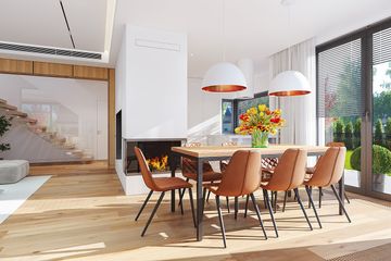  Projekt domu Qubik (WAH2112) - projekt domu z pełnym piętrem - Zdjęcie 9