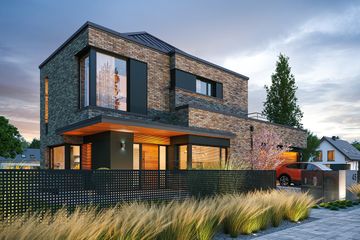  Projekt domu Qubik 2 (WAH2116) - projekt domu z pełnym piętrem - Zdjęcie 5