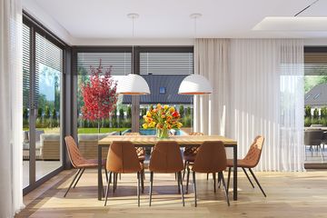  Projekt domu Qubik 2 (WAH2116) - projekt domu z pełnym piętrem - Zdjęcie 7