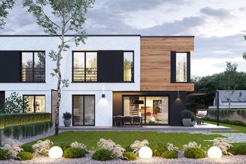  Projekt domu Qubik 3 (WAH2117) - projekt domu z pełnym piętrem - Zdjęcie 4