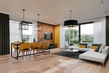  Projekt domu Qubik 4 (WAH2119) - projekt domu z pełnym piętrem - Zdjęcie 7