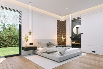  Projekt domu Qubik 4 (WAH2119) - projekt domu z pełnym piętrem - Zdjęcie 10