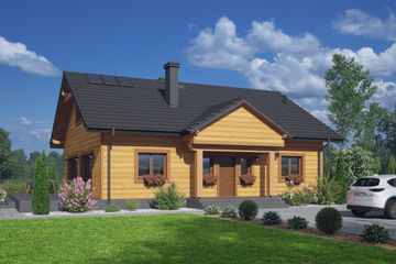  Projekt domu Andrzejowo 1 dws (KRP2609) - projekt domu parterowego - Zdjęcie 1