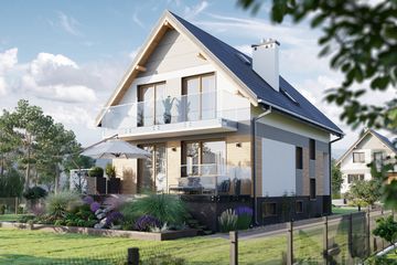  Projekt domu Koral (1792) (KRD2910) - projekt domu parterowego z poddaszem - Zdjęcie 6