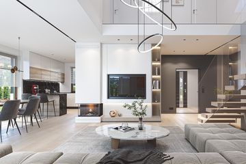  Projekt domu Zefir (WAH2121) - projekt domu parterowego z poddaszem - Zdjęcie 6