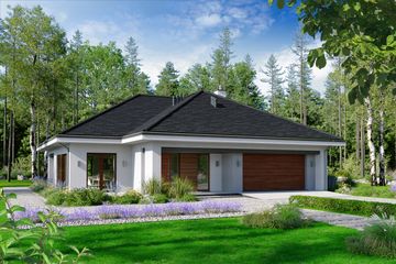  Projekt domu EG-89 (WWB1115) - projekt domu parterowego - Zdjęcie 2