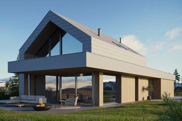  Projekt domu HomeKoncept 95 G2 (KRX1193) - projekt domu parterowego z poddaszem - Zdjęcie 1