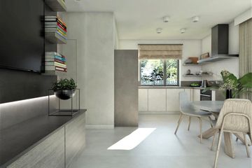 Projekt domu KA251 SZ - parterowy dom o powierzchni 53,08 m², dach kopertowy - ujęcie 4