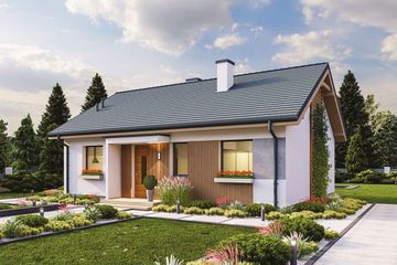  Projekt domu w Zaciszu (WBF1000) - projekt domu parterowego - Zdjęcie 7