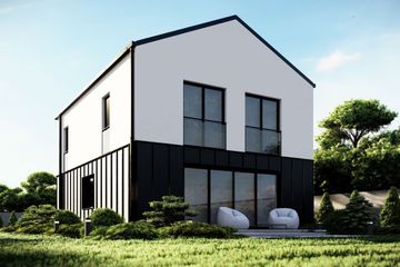  Projekt domu uA112 (WCB1360) - projekt domu z pełnym piętrem - Zdjęcie 3