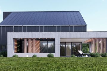  Projekt domu uA169v1 (WCB1361) - projekt domu parterowego z poddaszem - Zdjęcie 2