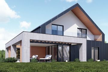  Projekt domu uA169v1 (WCB1361) - projekt domu parterowego z poddaszem - Zdjęcie 3