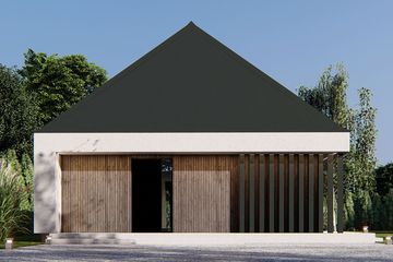  Projekt domu uA289v1 (WCB1371) - projekt domu parterowego - Zdjęcie 2