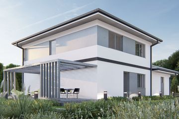  Projekt domu uA256 (WCB1363) - projekt domu z pełnym piętrem - Zdjęcie 4