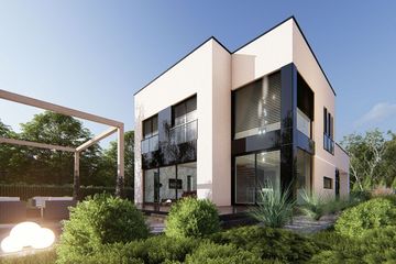  Projekt domu uA260 (WCB1364) - projekt domu z pełnym piętrem - Zdjęcie 2