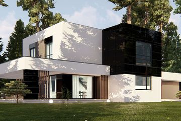  Projekt domu uA282 (WCB1365) - projekt domu z pełnym piętrem - Zdjęcie 2