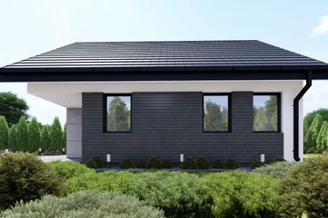  Projekt garażu uAG20 (WCB1370) - projekt garażu parterowego - Zdjęcie 3