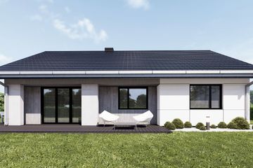  Projekt domu uA77v1 (WCB1359) - projekt domu parterowego - Zdjęcie 2