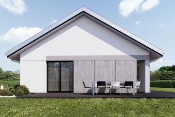  Projekt domu uA77v1 (WCB1359) - projekt domu parterowego - Zdjęcie 3