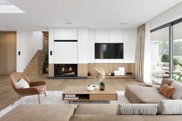  Projekt domu Amber (WAH2122) - projekt domu parterowego z poddaszem - Zdjęcie 7