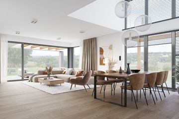  Projekt domu Amber 4 (WAH2125) - projekt domu parterowego z poddaszem - Zdjęcie 9